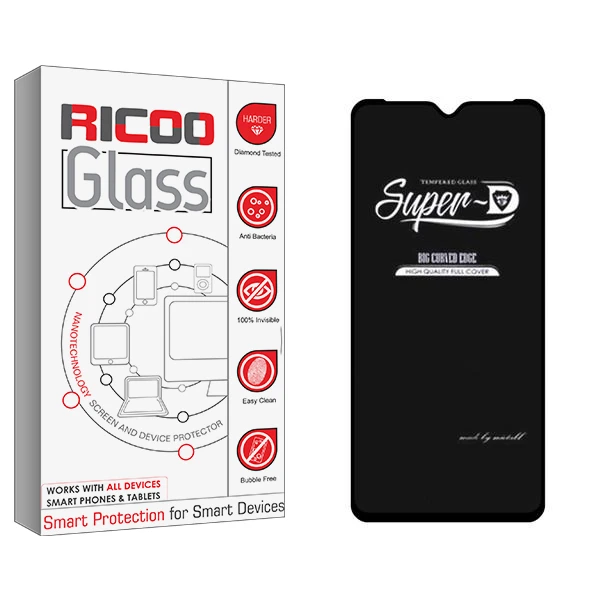 محافظ صفحه نمایش ریکو مدل RiC2 SuperD مناسب برای گوشی موبایل شیائومی Redmi Note 8 Pro / 9T / 9 Power