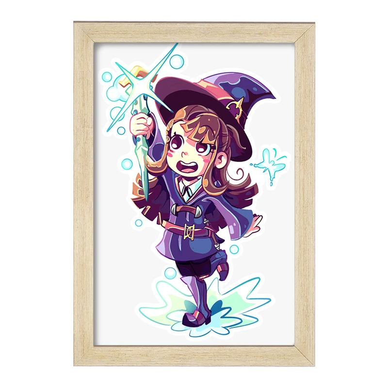 تابلو خندالو مدل اکو انیمه جادوگران کوچک Little Witch Academia  کد 22959