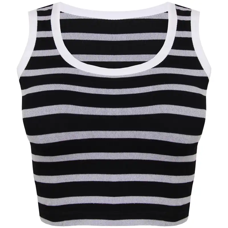 نیم تنه ورزشی زنانه ماییلدا مدل پددار بدون فنر کد 4481 رنگ مشکی