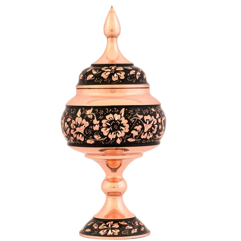 شکلات خوری مسی مدل الماس تراش کد 025