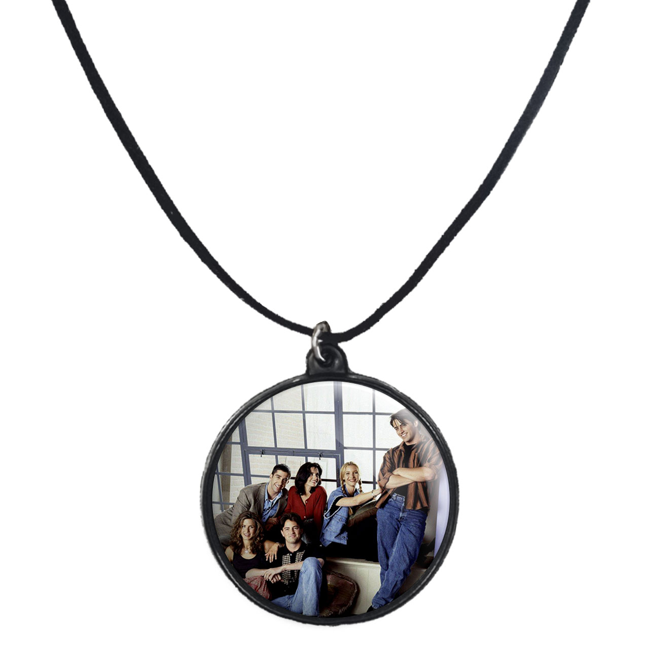 گردنبند پرمانه طرح فرندز کد pmb.18988 مدل دو طرفه