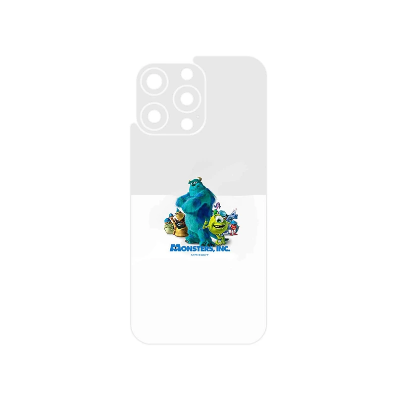 برچسب پوششی ماهوت مدل Monsters Inc مناسب برای گوشی موبایل اپل iPhone 15 Pro Max
