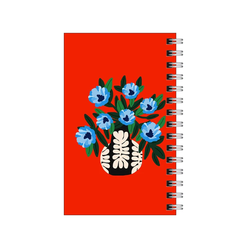 دفترچه یادداشت مدل to do list طرح گلدان کد 4585587