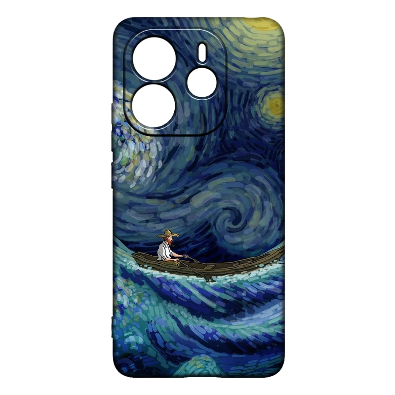 کاور طرح ونگوگ کد 357 مناسب برای گوشی موبایل شیائومی Redmi Note 14 4G