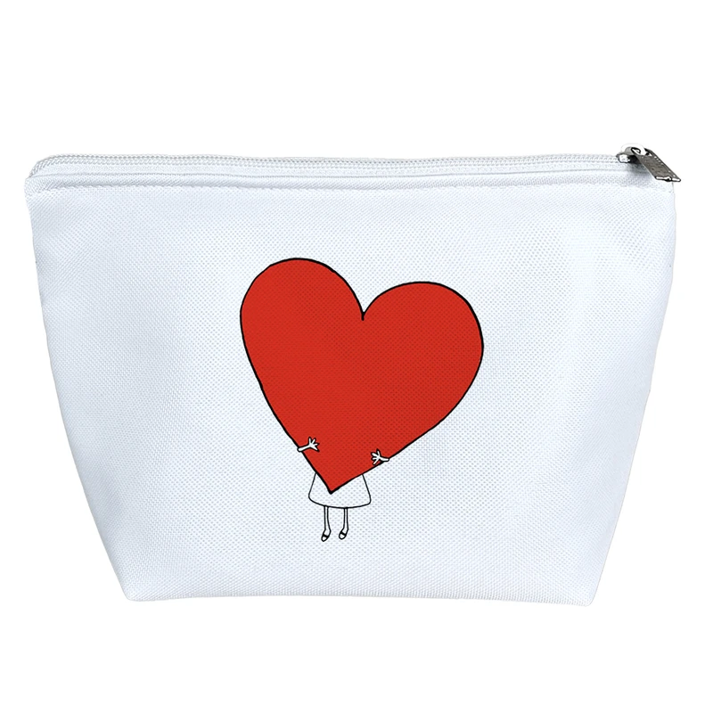 کیف لوازم آرایش دخترانه خندالو مدل عاشقانه Lovely کد H1307