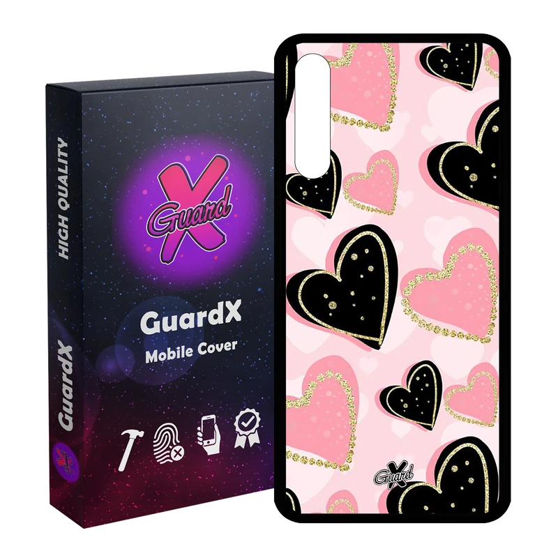 کاور گارد ایکس طرح Love مدل Glass10106 مناسب برای گوشی موبایل هوآوی Y8P / P Smart S