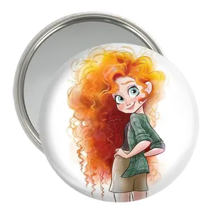 آینه جیبی خندالو مدل انیمیشن دلیر  Brave  کد 1674