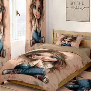 سرویس خواب 1 نفر 4 تکه مدل دخترانه کد 507