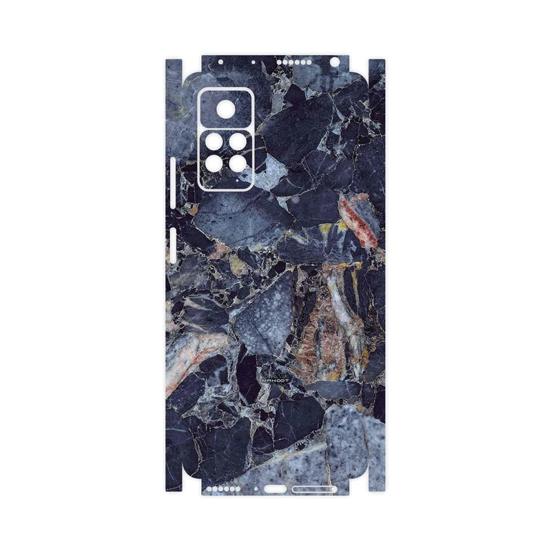 برچسب پوششی ماهوت مدل Broken black marble-FullSkin مناسب برای گوشی موبایل شیائومی Redmi Note 11 Pro