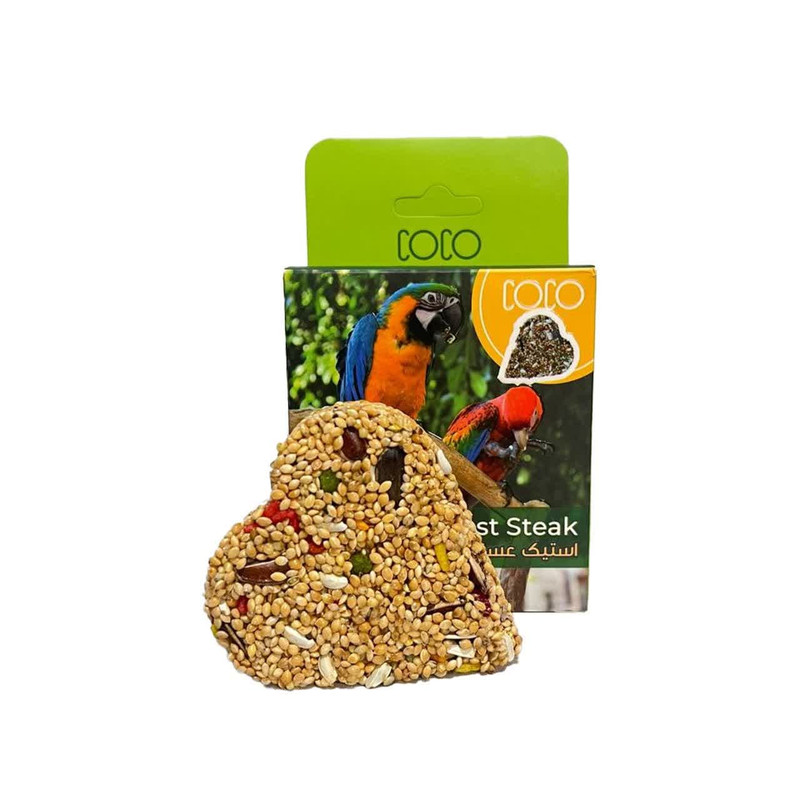 تشویقی پرندگان مدل قلبی وزن 50 گرم