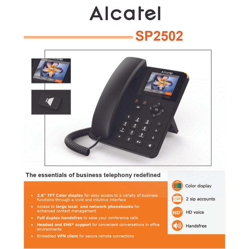 تلفن تحت شبکه آلکاتل مدل SP-2502