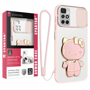 کاور اسپارتان مدل Camshield Kitty مناسب برای گوشی موبایل شیائومی Redmi 10 2022 / Redmi 10 Prime