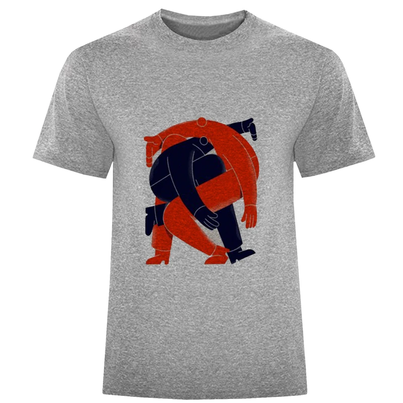 تی شرت آستین کوتاه مردانه مدل کُشتی D1480