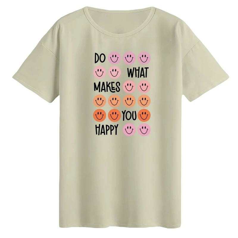 تی‌شرت لانگ آستین کوتاه زنانه مدل صورتک