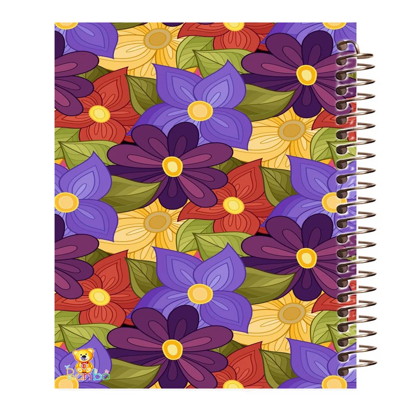 دفتر نقاشی 50 برگ بانیبو مدل  گل کد 778