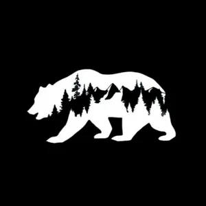 برچسب خودرو طرح افرودی مدل خرس