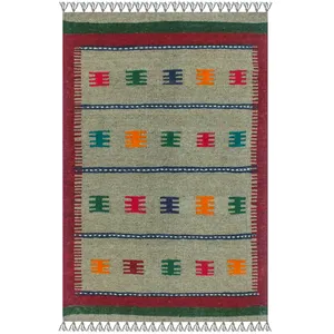گلیم دستبافت یک متری آریا راگز کد 1136