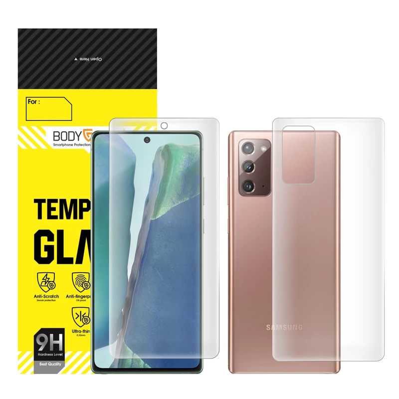 محافظ صفحه نمایش مات بادیگارد مدل HydroGel مناسب برای گوشی موبایل سامسونگ Galaxy Note 20 به همراه محافظ پشت گوشی