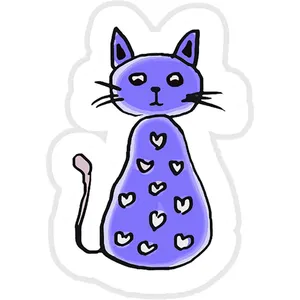 استیکر لپ تاپ طرح Kitty Love کد ST1077