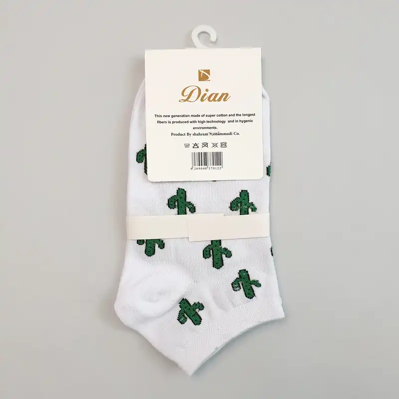 جوراب دخترانه مدل کاکتوس کد FBF-JB003WH