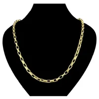 زنجیر طلا 18 عیار مردانه رضا گلد مدل اسپرت طرح ورساچه