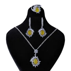 نیم ست نقره زنانه بازرگانی میلادی کد NTR_157