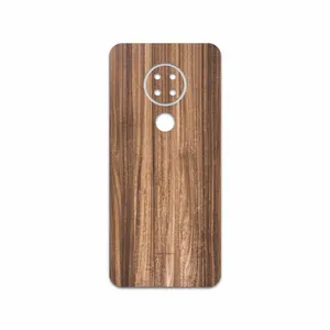 MAHOOT Light Walnut Wood Cover Sticker for Nokia 7.2