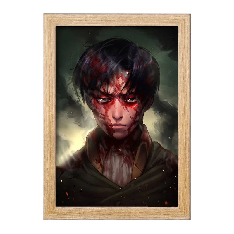 تابلو خندالو مدل لیوای انیمه اتک آن تایتان Attack on Titan  کد 18511