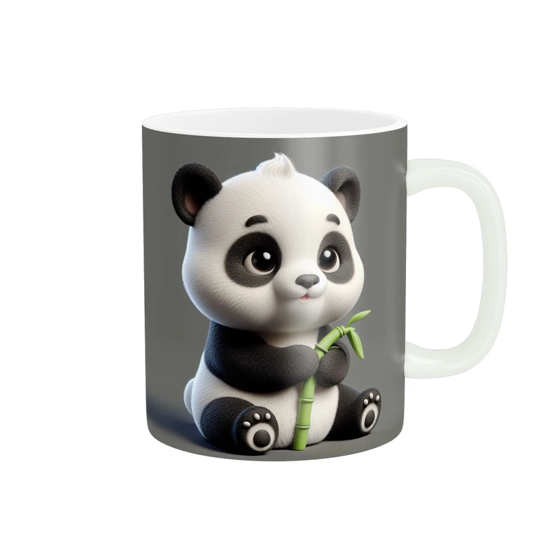 ماگ پاد آفرین طرح خرس پاندا مدل بامبو کد 1913