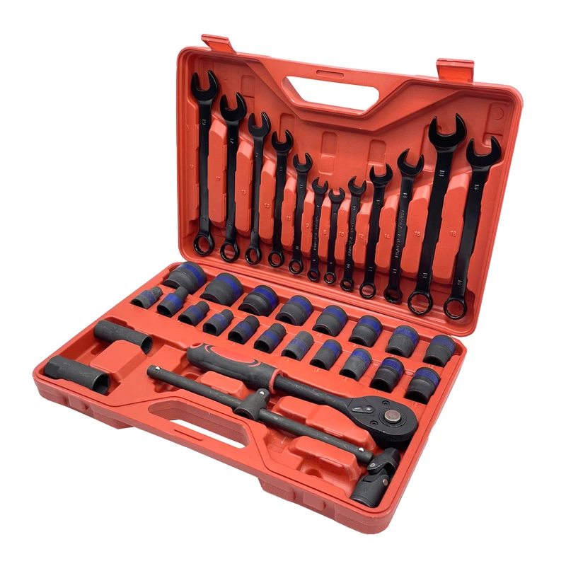 آچار بکس و سری آچار بکس جی ان ترد کد GHR94  مجموعه 37 عددی