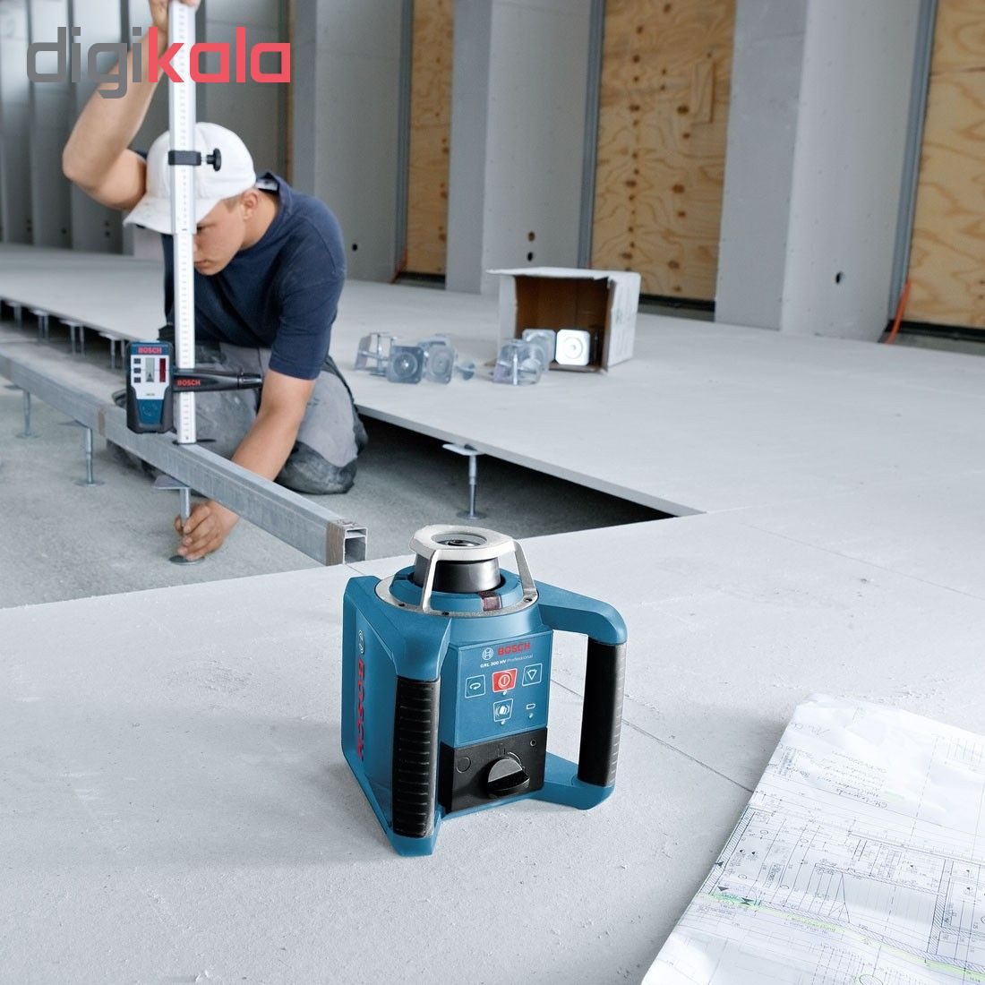 تراز لیزری بوش مدل GRL-300-HV SET