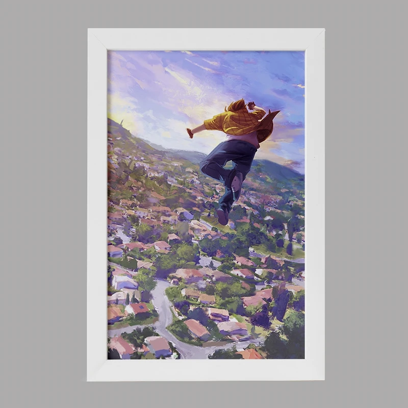 تابلو خندالو مدل پارکور (parkour) کد F1145