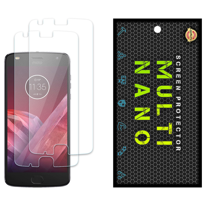 محافظ صفحه نمایش مولتی نانو مدل X-S2N مناسب برای گوشی موبایل موتورولا Moto Z2 Play بسته دو عددی