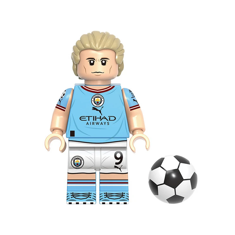 ساختنی برانت طرح بازیکن فوتبال هالند با لباس منچستر سیتی