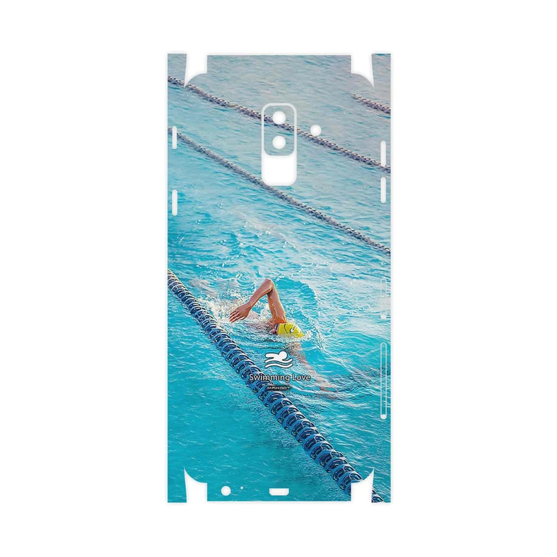 برچسب پوششی ماهوت مدل Swimming-FullSkin مناسب برای گوشی موبایل سامسونگ Galaxy A6 Plus 2018