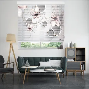 پرده زبرا زیو مدل 3D-1174 سایز 150x150 سانتی متر