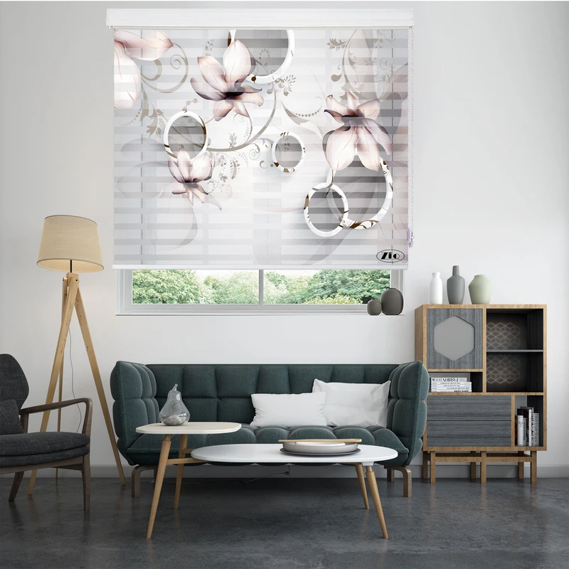 پرده زبرا زیو مدل 3D-1174 سایز 150x200 سانتی متر