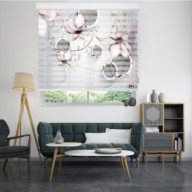 پرده زبرا زیو مدل 3D-1174 سایز 200x200 سانتی متر