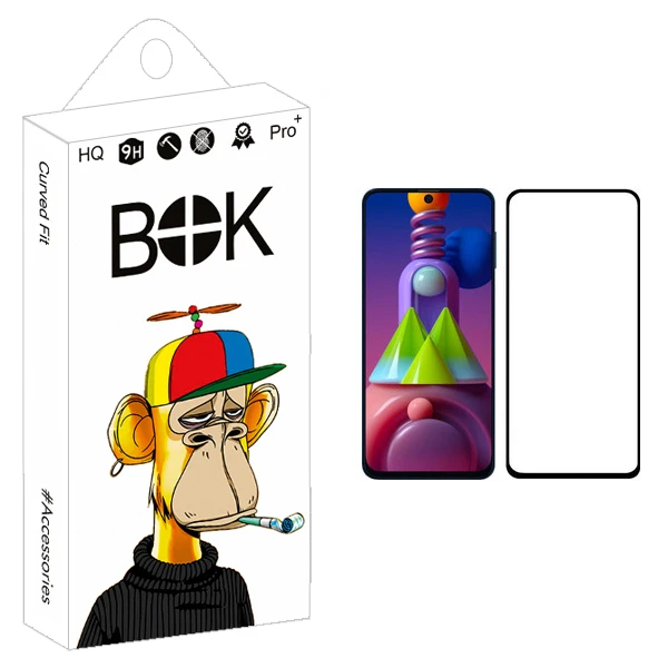 محافظ صفحه نمایش بوک مدل +HD مناسب برای گوشی موبایل سامسونگ Galaxy M51