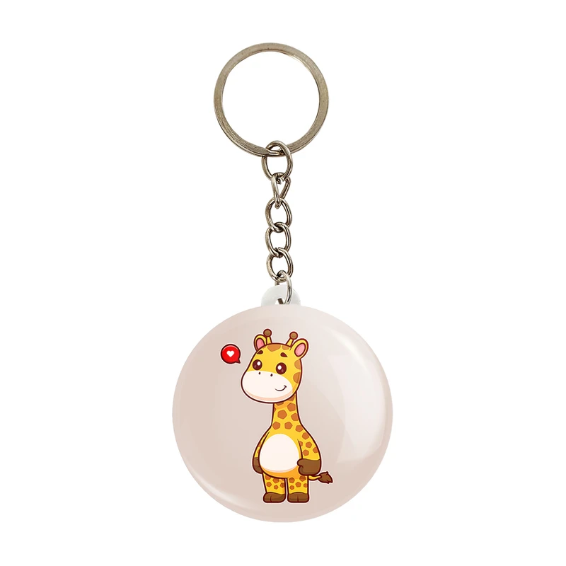 جاکلیدی خندالو مدل حیوانات بامزه زرافه کد 29708