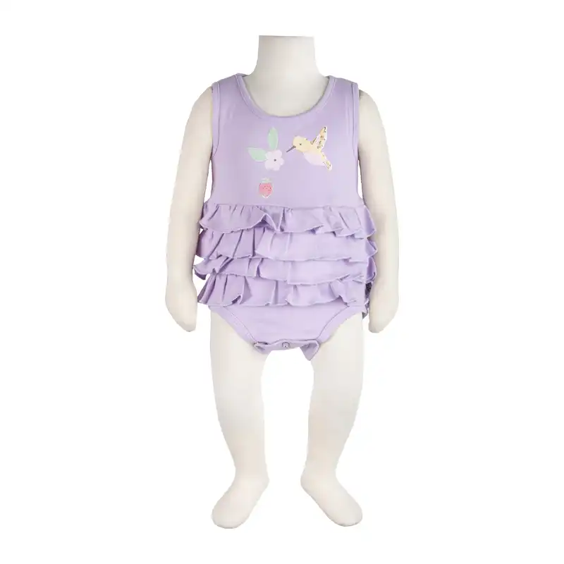 بادی آدمک مدل چین دار کد 177691 رنگ یاسی