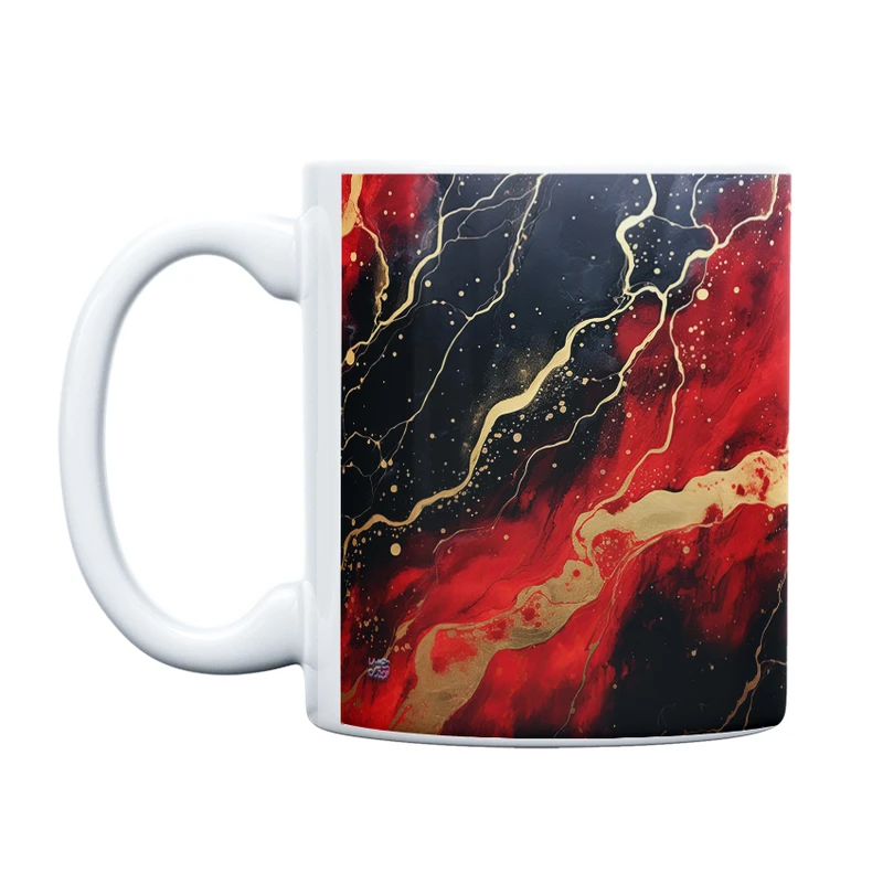 ماگ حس آمیزی طرح Marble مدل مرمر کد 048