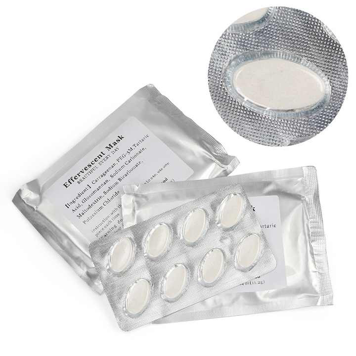 قرص کلاژن ورقه ای ماسک صورت کد YM1002 بسته 16 عددی