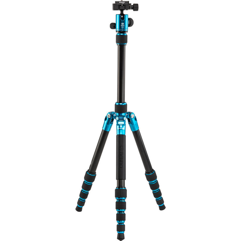 سه پایه دوربین بنرو مدل FTR09AB00GBLK/BLU Tripster Travel Tripod 2