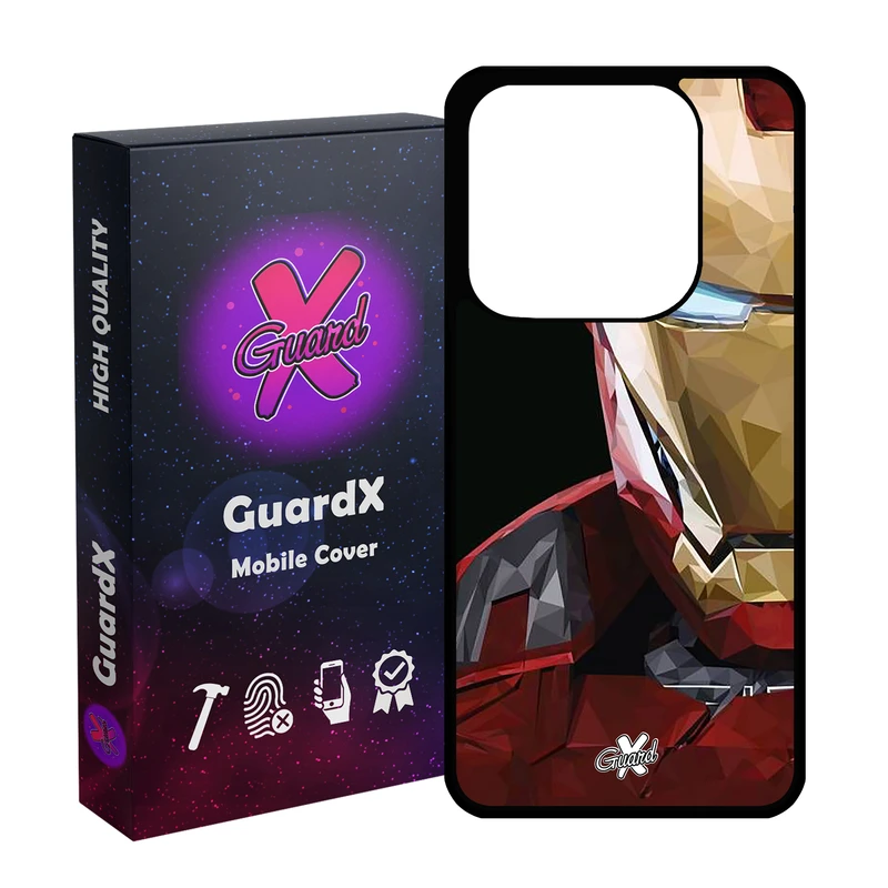 کاور گارد ایکس طرح Iron Man مدل 10048 مناسب برای گوشی موبایل شیائومی Redmi Note 14 4G