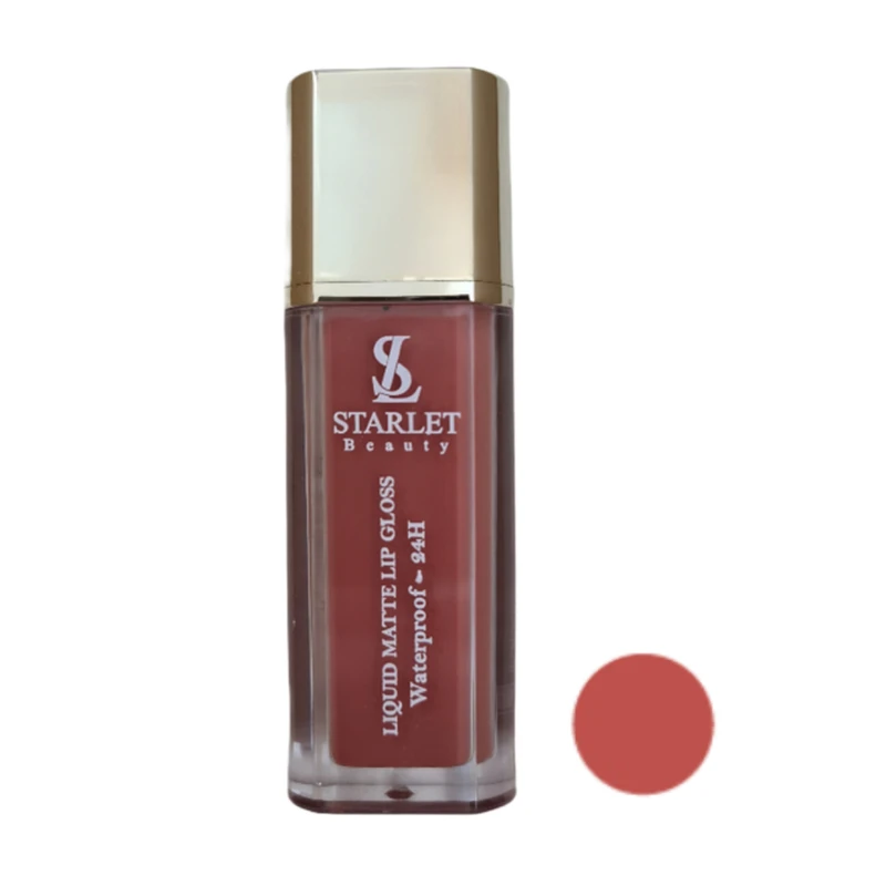 رژ لب مایع مات استارلت مدل Waterproof شماره 803