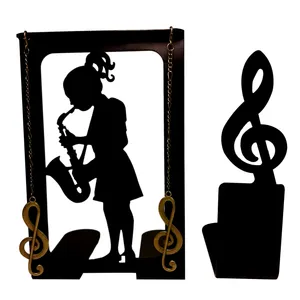 نگهدارنده کتاب مدل دختر نوازنده مجموعه 2 عددی