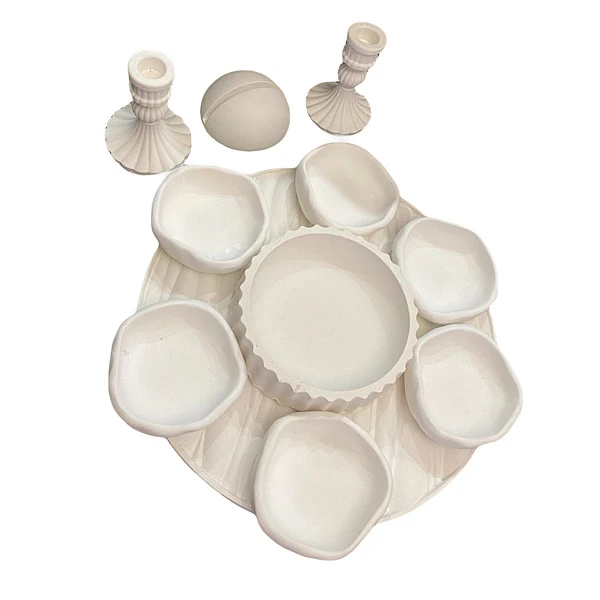 مجموعه ظروف هفت سین 11 پارچه مدل دفرمه 