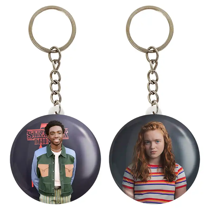 جاکلیدی خندالو مدل کیلب و مکس سریال استرنجر تینگز Stranger Things کد 1932219313 مجموعه 2 عددی