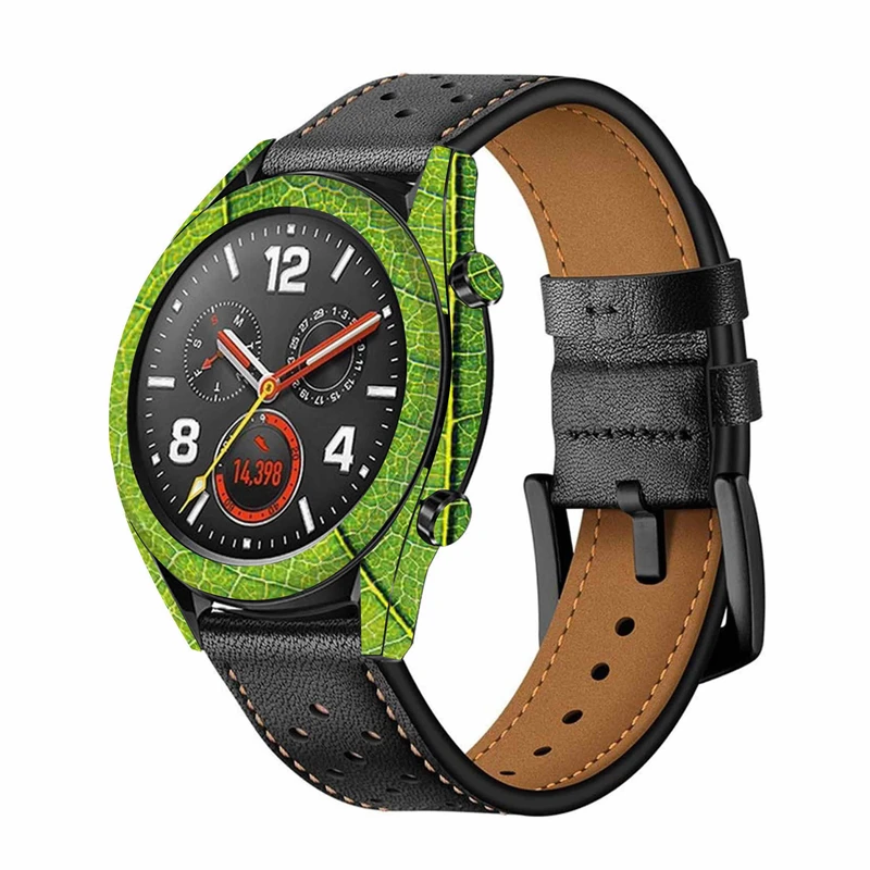 برچسب ماهوت طرح Leaf-Texture مناسب برای ساعت هوشمند هوآوی Watch GT